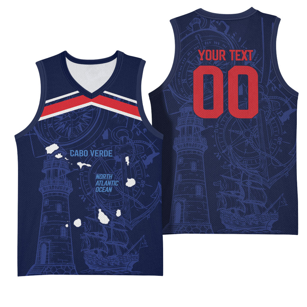 Cape Verde Small Island Big Stage Custom Basketball Jersey Guardian of the Atlantic