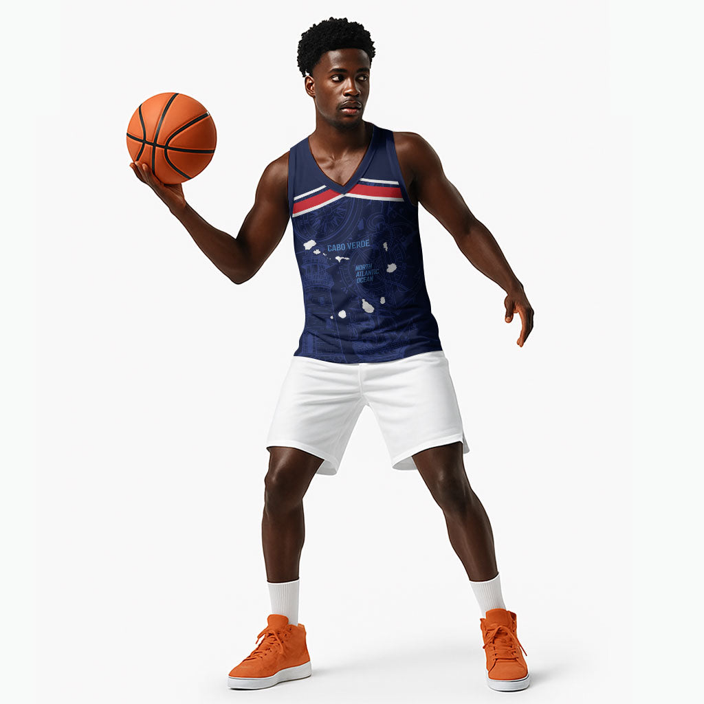 Cape Verde Small Island Big Stage Custom Basketball Jersey Guardian of the Atlantic