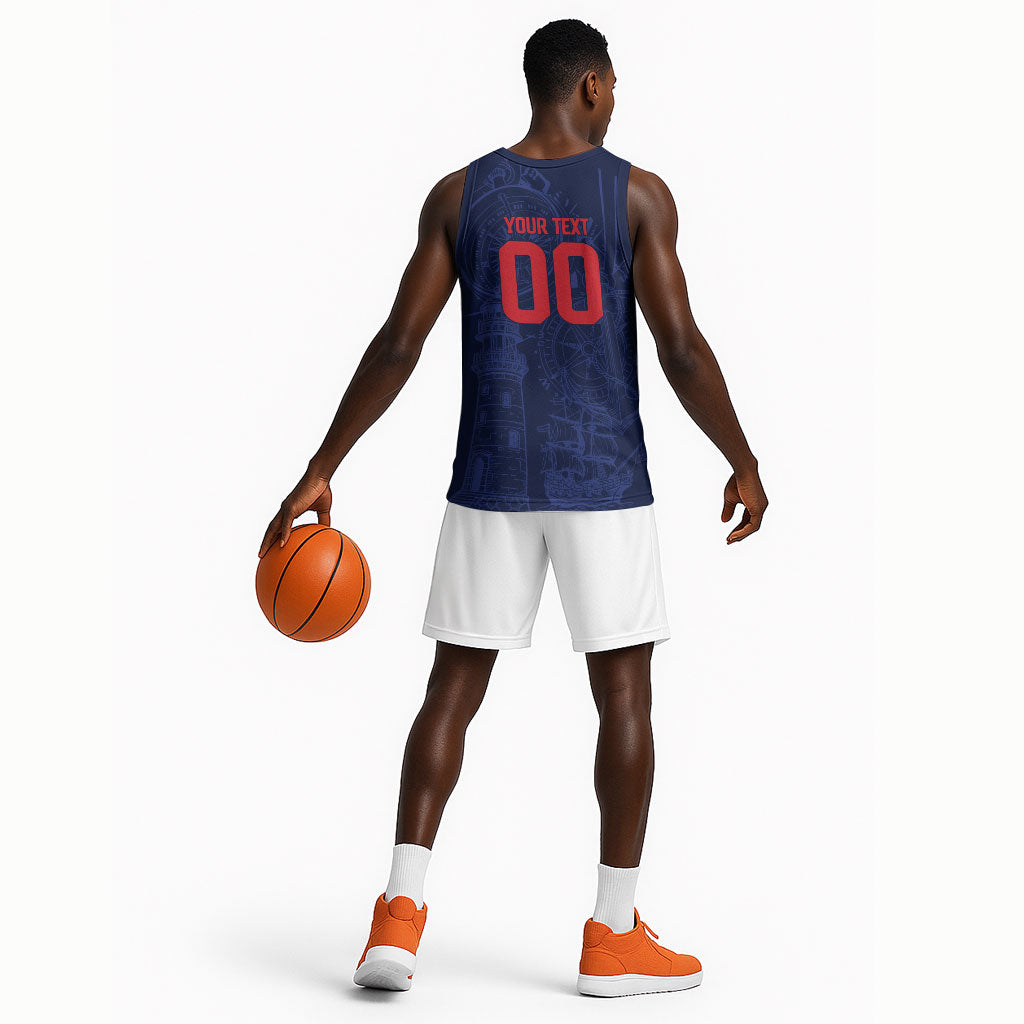 Cape Verde Small Island Big Stage Custom Basketball Jersey Guardian of the Atlantic