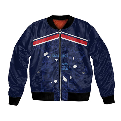 Cape Verde Small Island Big Stage Custom Bomber Jacket Guardian of the Atlantic