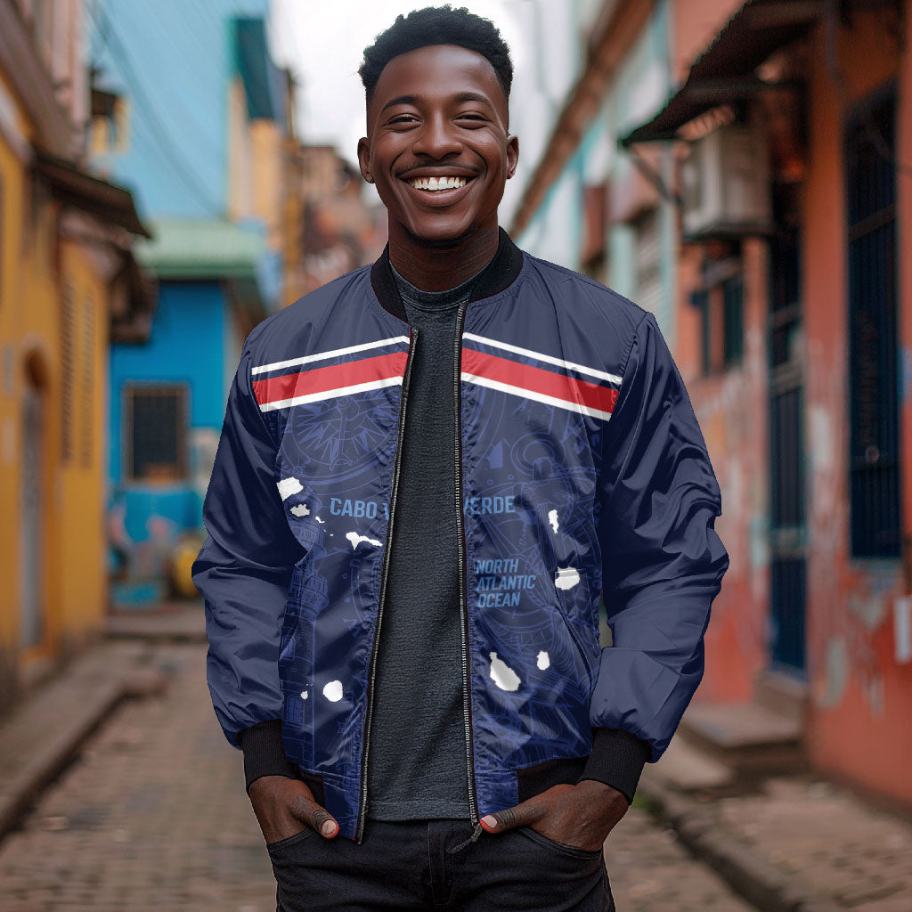 Cape Verde Small Island Big Stage Custom Bomber Jacket Guardian of the Atlantic