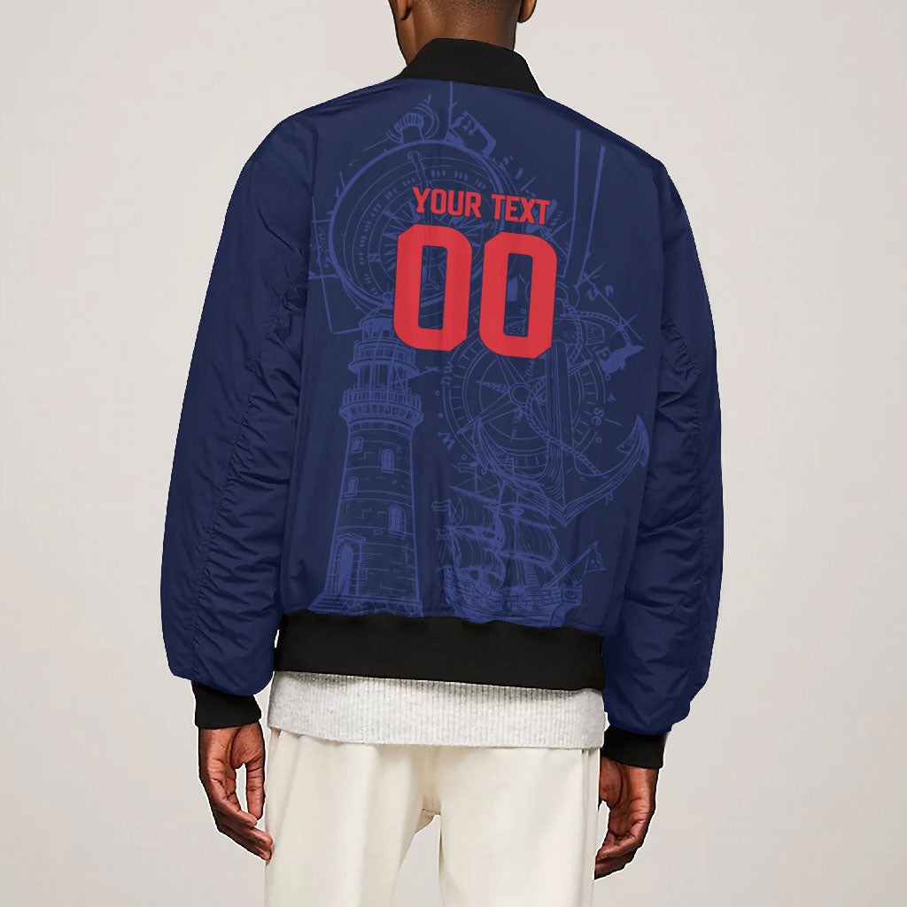 Cape Verde Small Island Big Stage Custom Bomber Jacket Guardian of the Atlantic