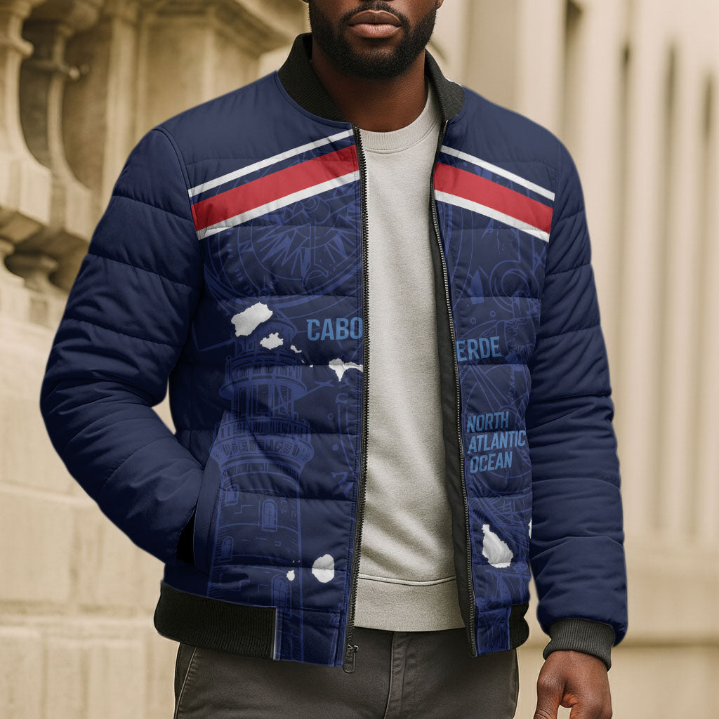 Cape Verde Small Island Big Stage Custom Bomber Puffer Jacket Guardian of the Atlantic