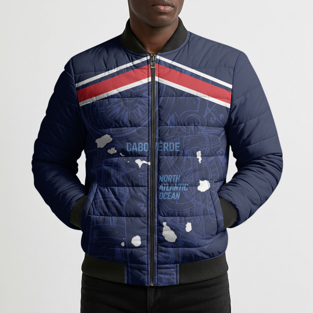 Cape Verde Small Island Big Stage Custom Bomber Puffer Jacket Guardian of the Atlantic