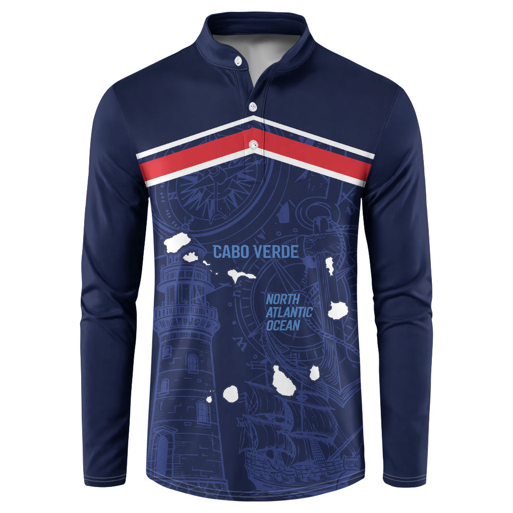 Cape Verde Small Island Big Stage Custom Button Sweatshirt Guardian of the Atlantic