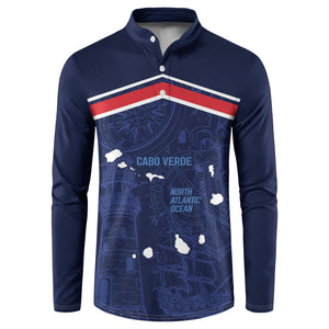 Cape Verde Small Island Big Stage Custom Button Sweatshirt Guardian of the Atlantic