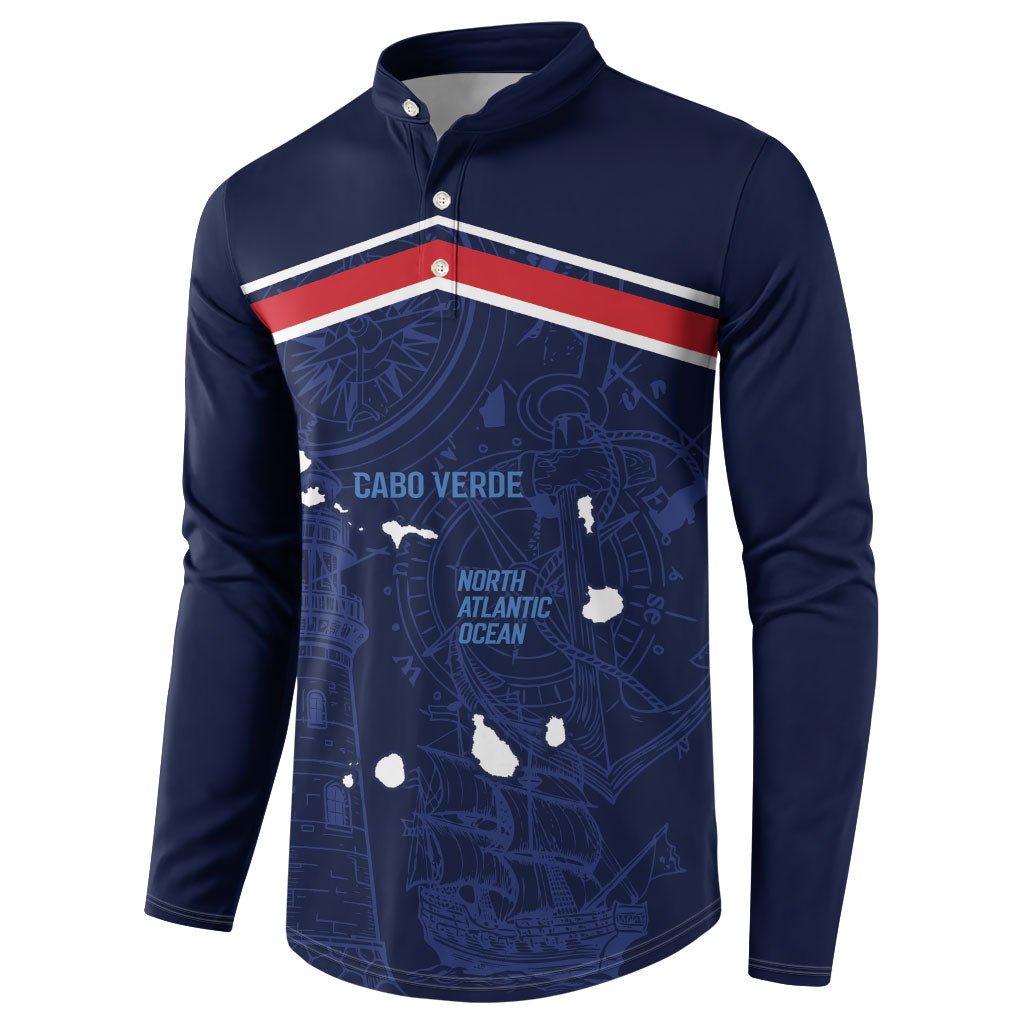 Cape Verde Small Island Big Stage Custom Button Sweatshirt Guardian of the Atlantic