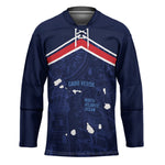 Cape Verde Small Island Big Stage Custom Hockey Jersey Guardian of the Atlantic