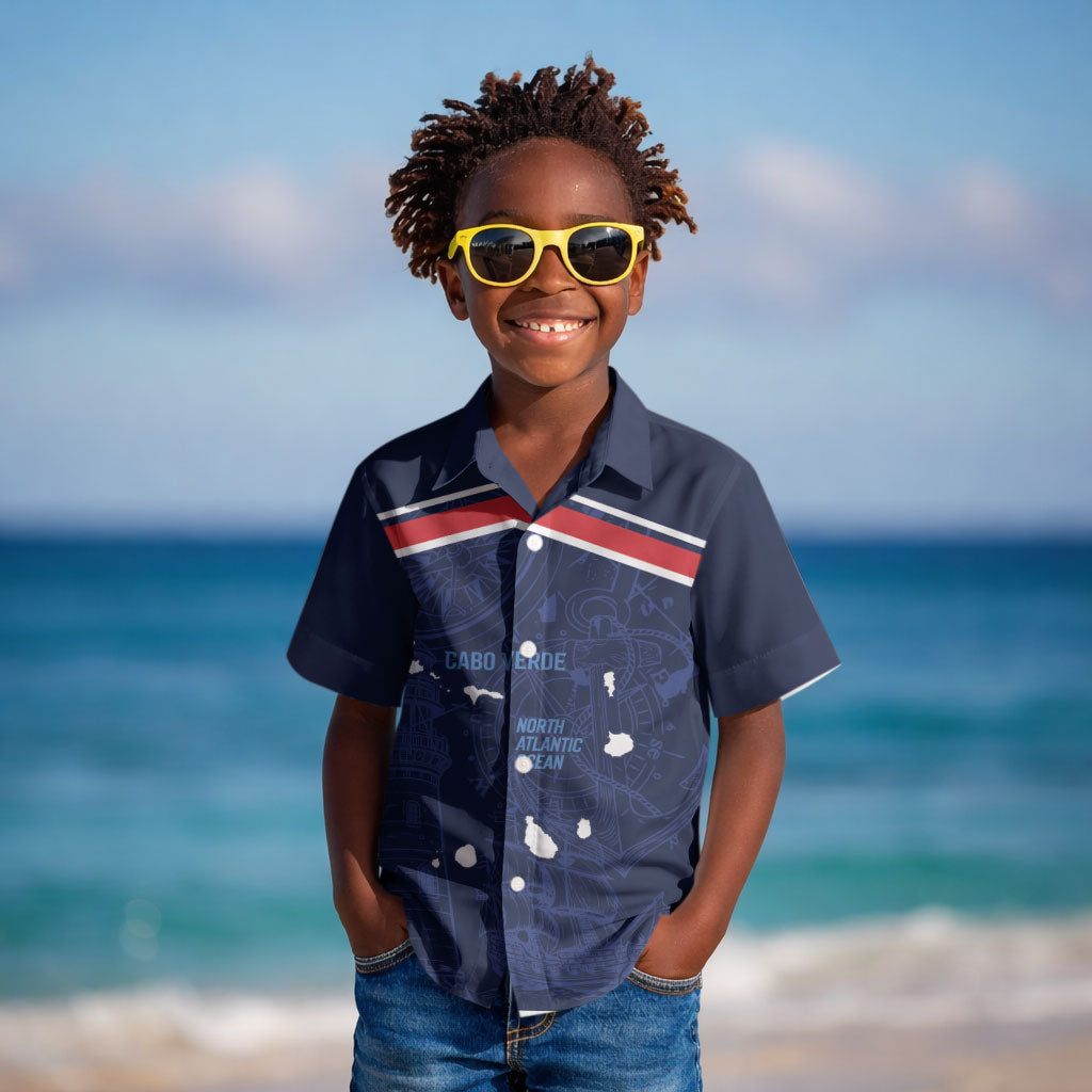 Cape Verde Small Island Big Stage Custom Kid Hawaiian Shirt Guardian of the Atlantic