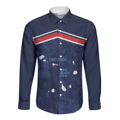 Cape Verde Small Island Big Stage Custom Long Sleeve Button Shirt Guardian of the Atlantic