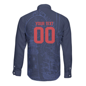 Cape Verde Small Island Big Stage Custom Long Sleeve Button Shirt Guardian of the Atlantic