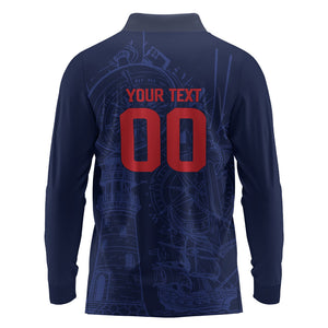 Cape Verde Small Island Big Stage Custom Long Sleeve Polo Shirt Guardian of the Atlantic