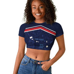 Cape Verde Small Island Big Stage Custom Raglan Cropped T shirt Guardian of the Atlantic