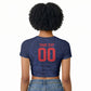 Cape Verde Small Island Big Stage Custom Raglan Cropped T shirt Guardian of the Atlantic