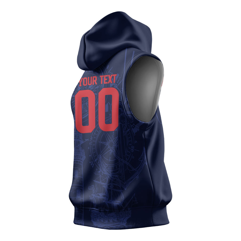 Cape Verde Small Island Big Stage Custom Sleeveless Hoodie Guardian of the Atlantic