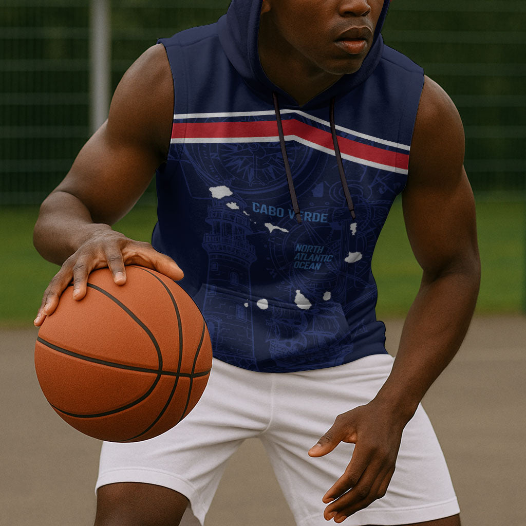 Cape Verde Small Island Big Stage Custom Sleeveless Hoodie Guardian of the Atlantic