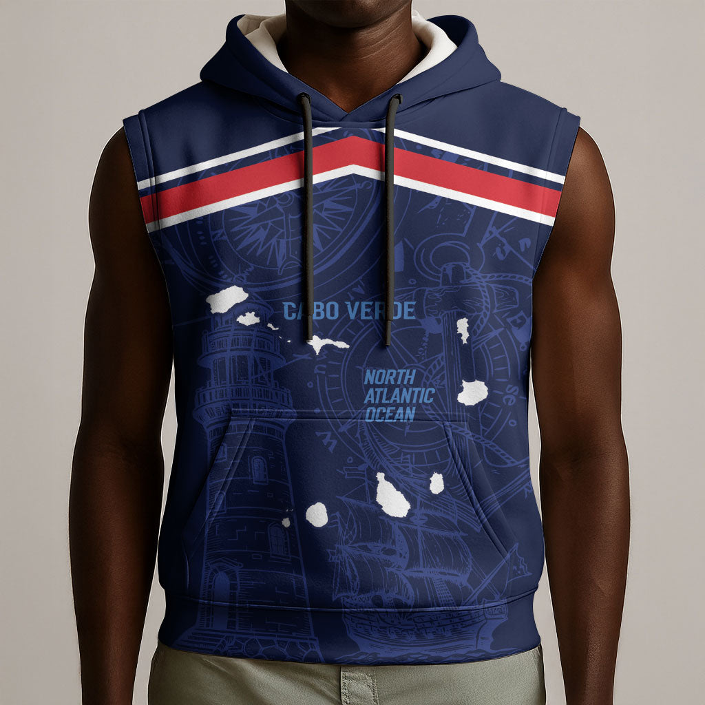 Cape Verde Small Island Big Stage Custom Sleeveless Hoodie Guardian of the Atlantic
