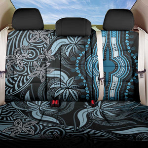 Polynesia Mixed African Dashiki Back Car Seat Cover Afro-pacific Culture - Blue