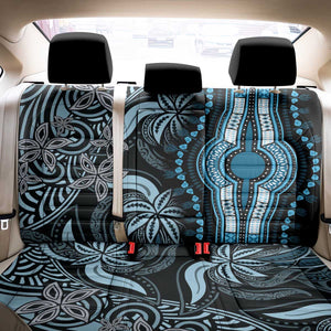 Polynesia Mixed African Dashiki Back Car Seat Cover Afro-pacific Culture - Blue