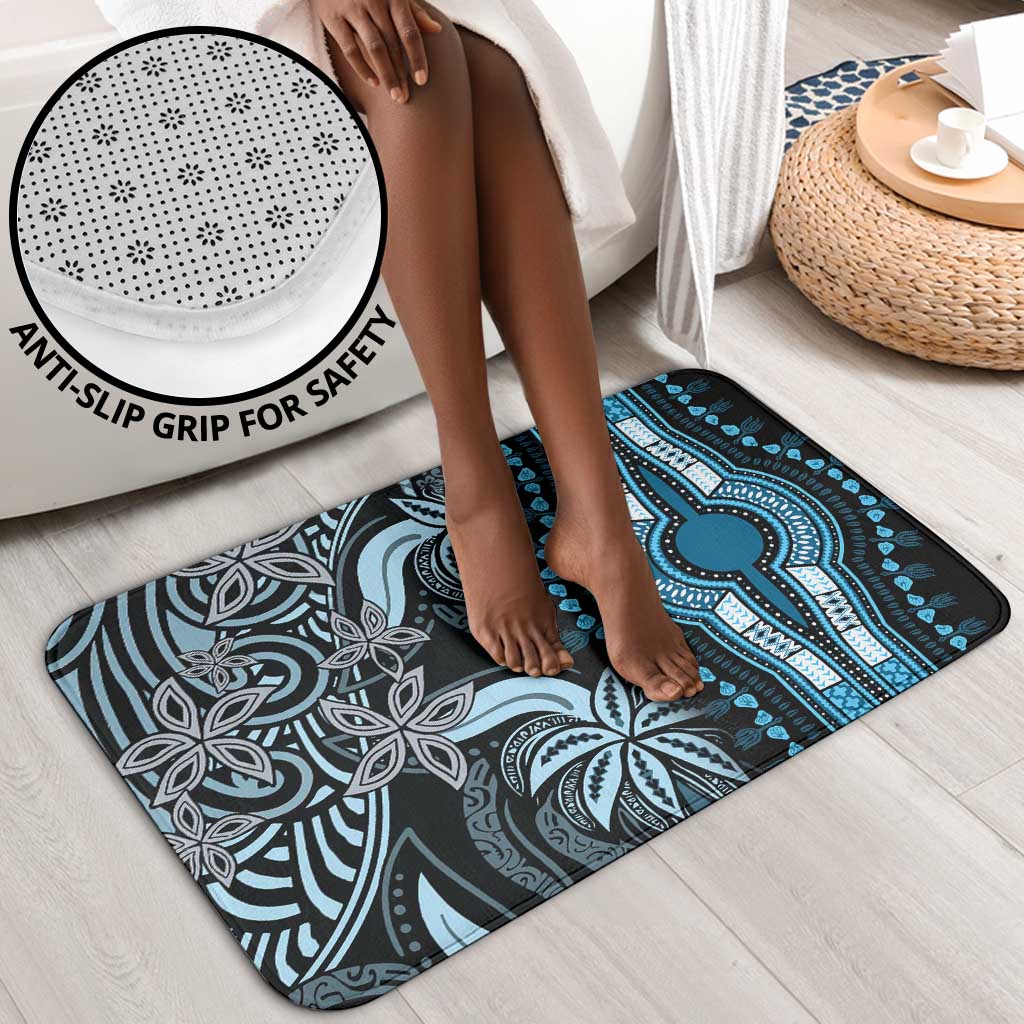 Polynesia Mixed African Dashiki Bathroom Set Afro-pacific Culture - Blue