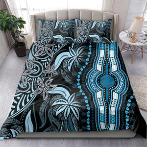 Polynesia Mixed African Dashiki Bedding Set Afro-pacific Culture - Blue