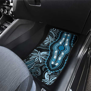 Polynesia Mixed African Dashiki Car Mats Afro-pacific Culture - Blue