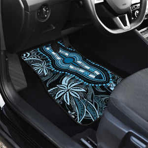 Polynesia Mixed African Dashiki Car Mats Afro-pacific Culture - Blue