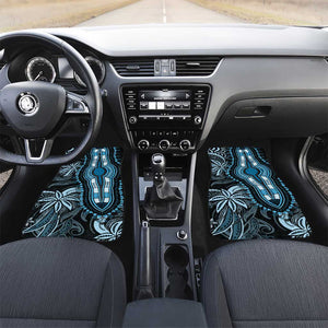 Polynesia Mixed African Dashiki Car Mats Afro-pacific Culture - Blue