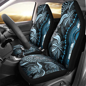 Polynesia Mixed African Dashiki Car Seat Cover Afro-pacific Culture - Blue