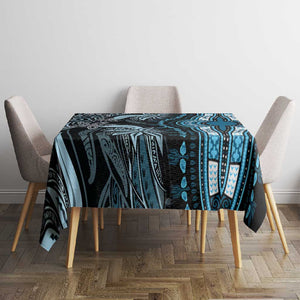 Polynesia Mixed African Dashiki Tablecloth Afro-pacific Culture - Blue