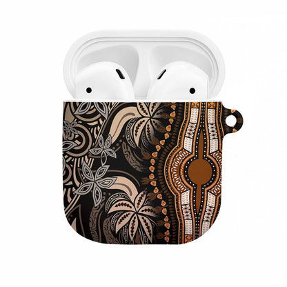 Polynesia Mixed African Dashiki AirPods Case Afro-pacific Culture - Gold