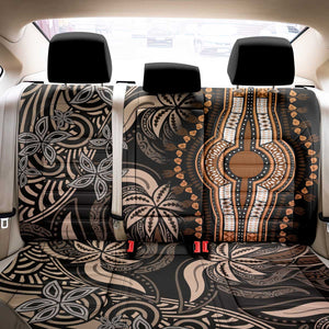 Polynesia Mixed African Dashiki Back Car Seat Cover Afro-pacific Culture - Gold