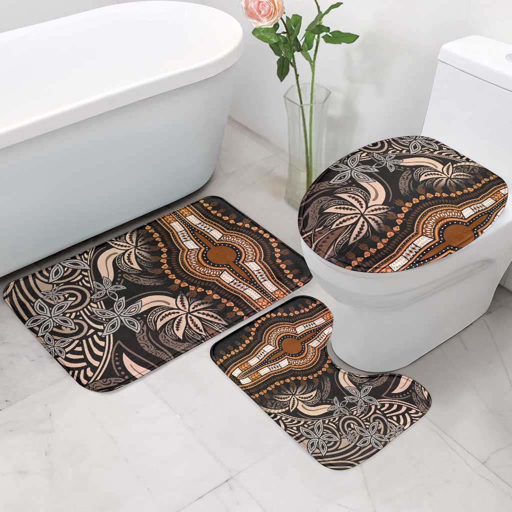 Polynesia Mixed African Dashiki Bathroom Set Afro-pacific Culture - Gold