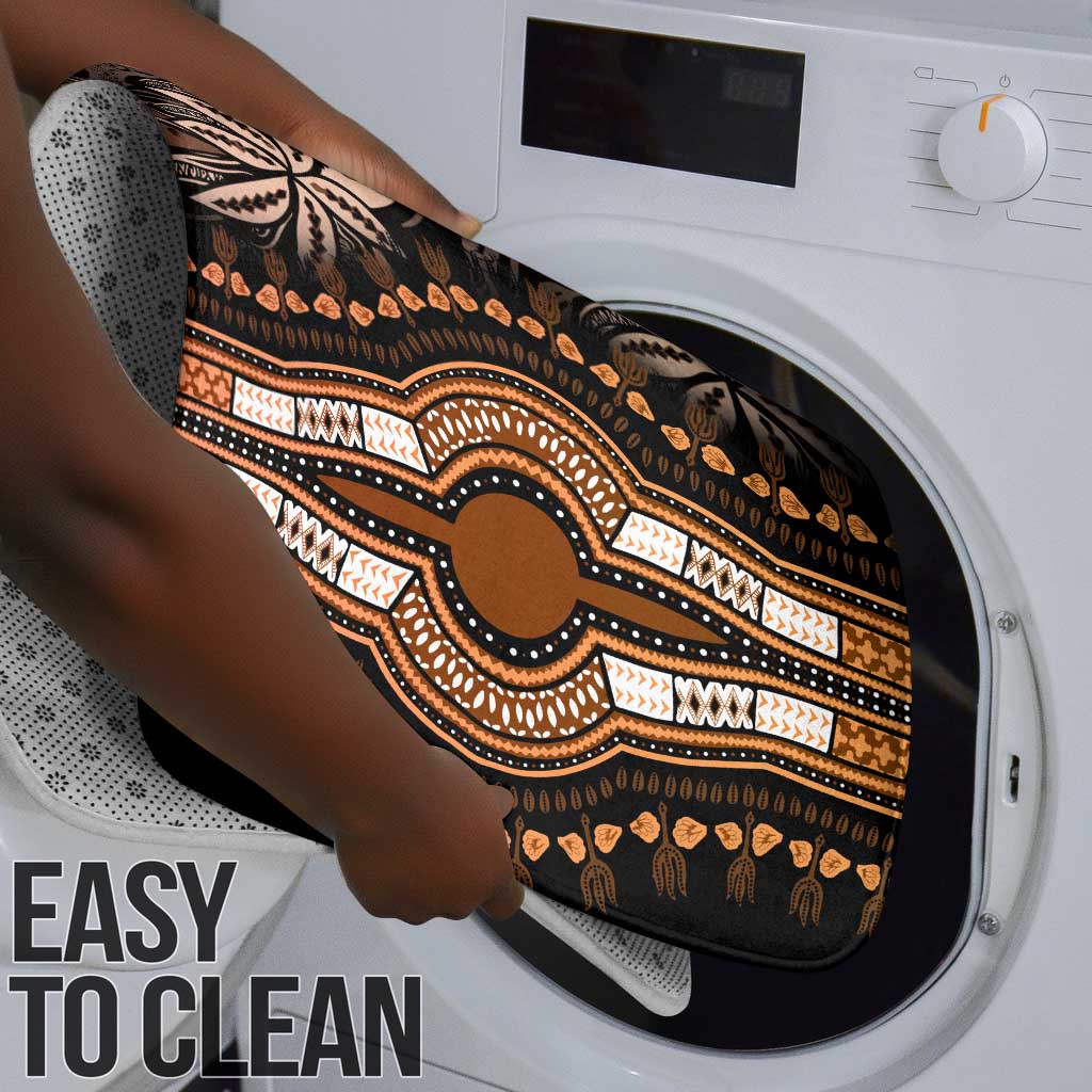 Polynesia Mixed African Dashiki Bathroom Set Afro-pacific Culture - Gold