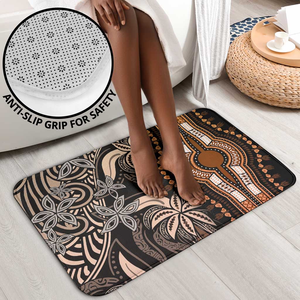 Polynesia Mixed African Dashiki Bathroom Set Afro-pacific Culture - Gold