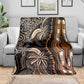 Polynesia Mixed African Dashiki Blanket Afro-pacific Culture - Gold