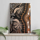 Polynesia Mixed African Dashiki Canvas Wall Art Afro-pacific Culture - Gold