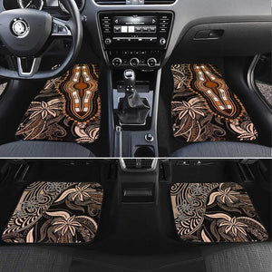 Polynesia Mixed African Dashiki Car Mats Afro-pacific Culture - Gold