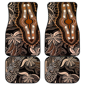 Polynesia Mixed African Dashiki Car Mats Afro-pacific Culture - Gold