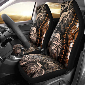 Polynesia Mixed African Dashiki Car Seat Cover Afro-pacific Culture - Gold