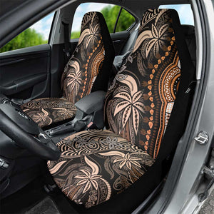 Polynesia Mixed African Dashiki Car Seat Cover Afro-pacific Culture - Gold