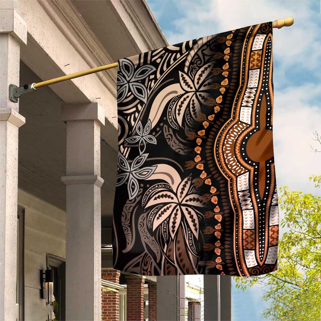 Polynesia Mixed African Dashiki Garden Flag Afro-pacific Culture - Gold