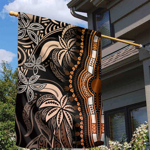 Polynesia Mixed African Dashiki Garden Flag Afro-pacific Culture - Gold