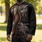 Polynesia Mixed African Dashiki Hockey Jersey Afro-pacific Culture - Gold