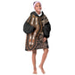 Polynesia Mixed African Dashiki Kid Wearable Blanket Hoodie Afro-pacific Culture - Gold