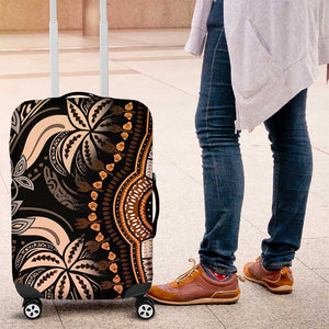 Polynesia Mixed African Dashiki Luggage Cover Afro-pacific Culture - Gold