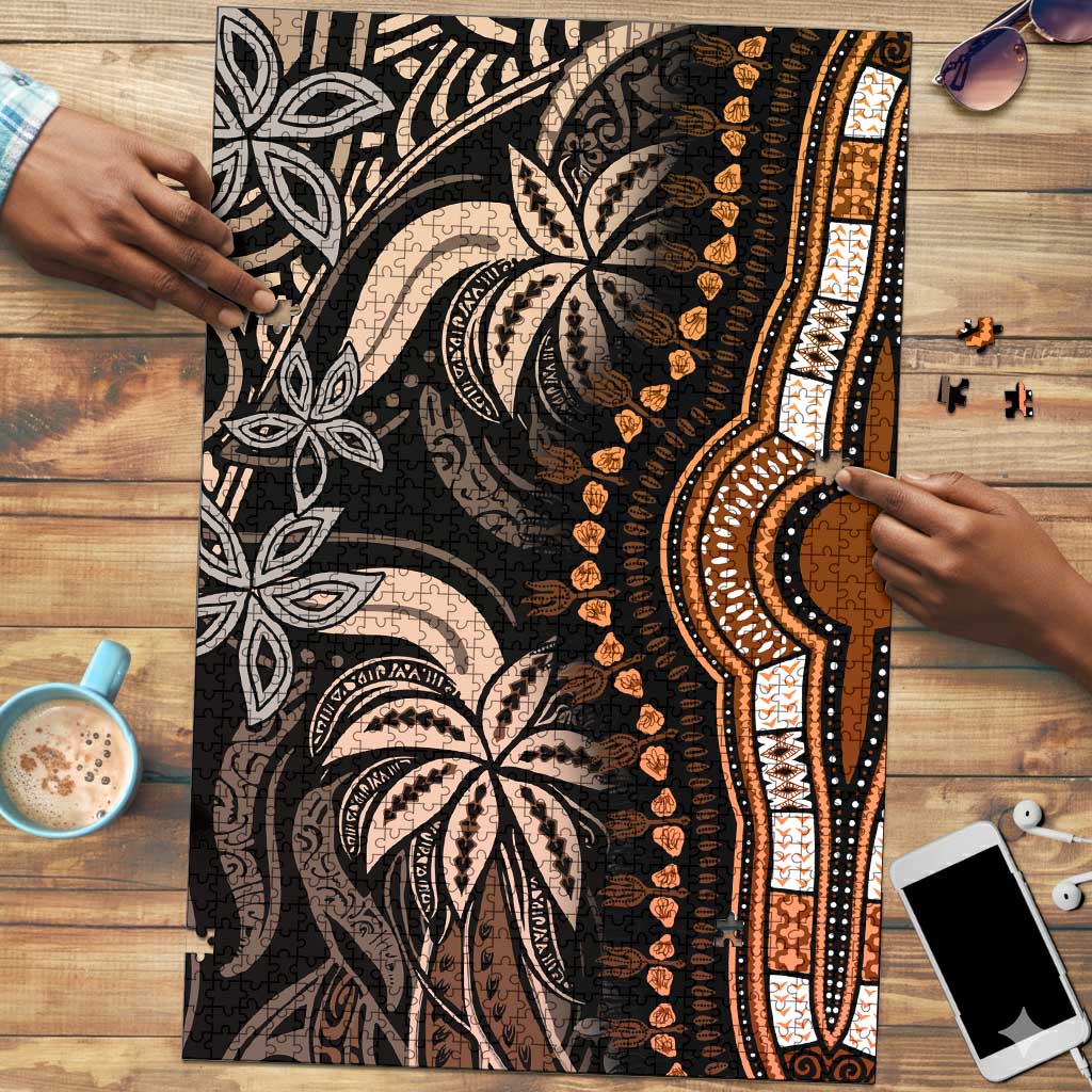 Polynesia Mixed African Dashiki Puzzle Afro-pacific Culture - Gold