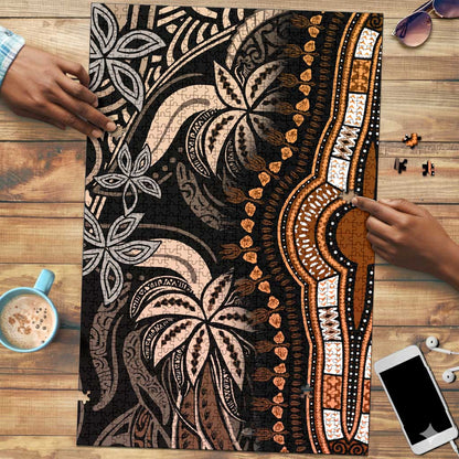 Polynesia Mixed African Dashiki Puzzle Afro-pacific Culture - Gold