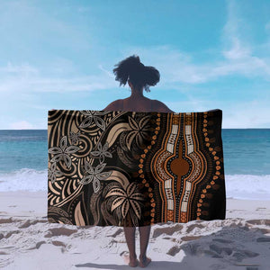 Polynesia Mixed African Dashiki Sarong Afro-pacific Culture - Gold