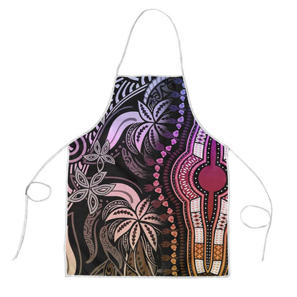 Polynesia Mixed African Dashiki Apron Afro-pacific Culture - Pastel